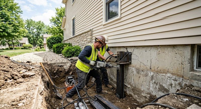 Structural Foundation Repair in Cedar Springs, MI