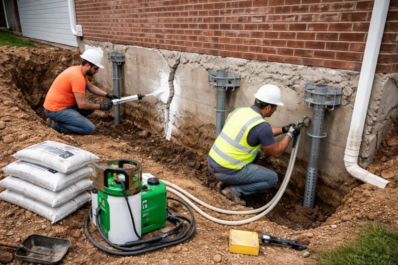 Structural Foundation Repair in Fremont, MI