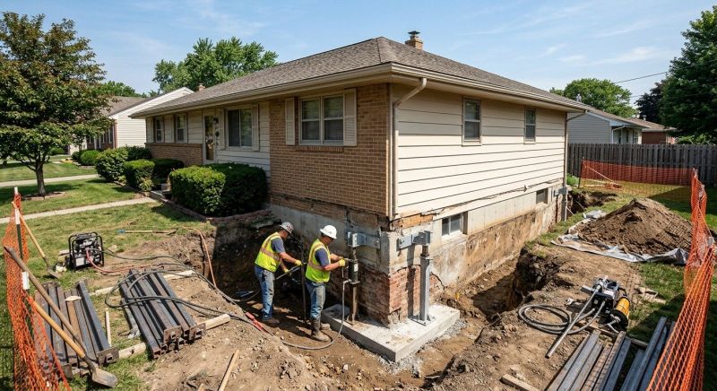 Structural Foundation Repair in Fremont, MI