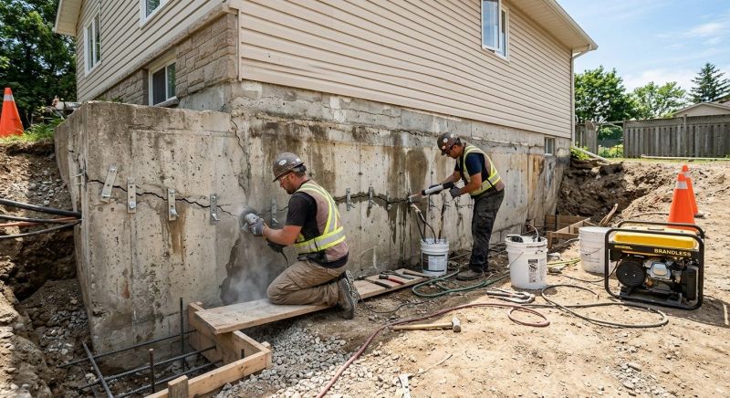 Structural Foundation Repair in Holton, MI