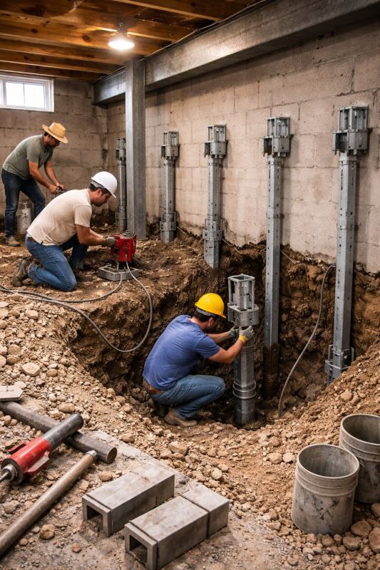 Structural Underpinning in Newaygo, MI