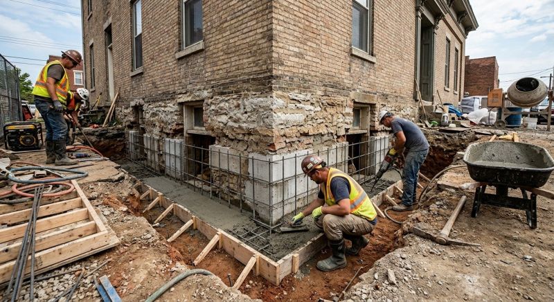 Structural Underpinning in Newaygo, MI